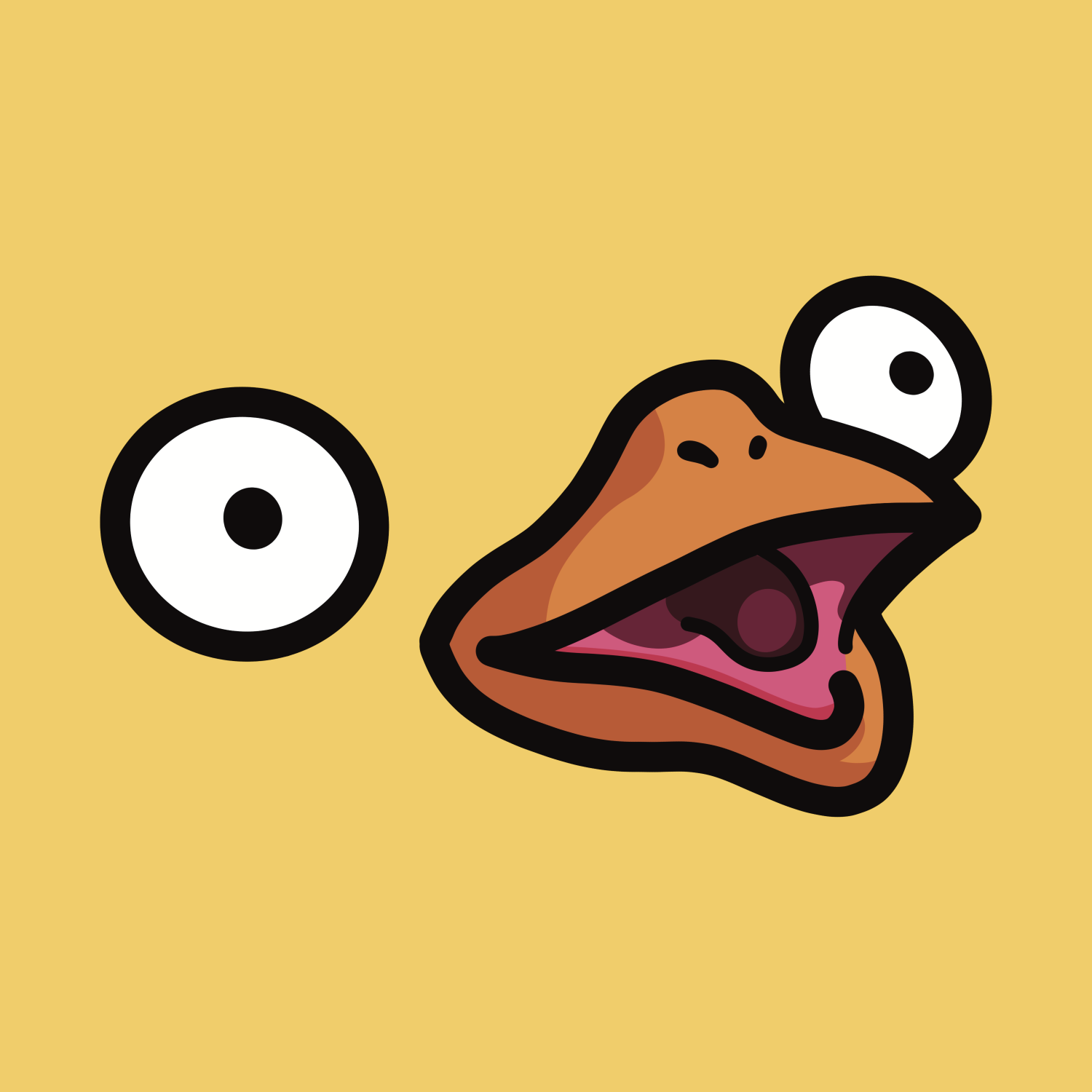 Plantilla de meme Spirited Duck Quack