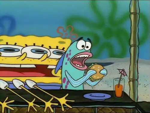 Plantilla de meme SpongeBob Burger Mem