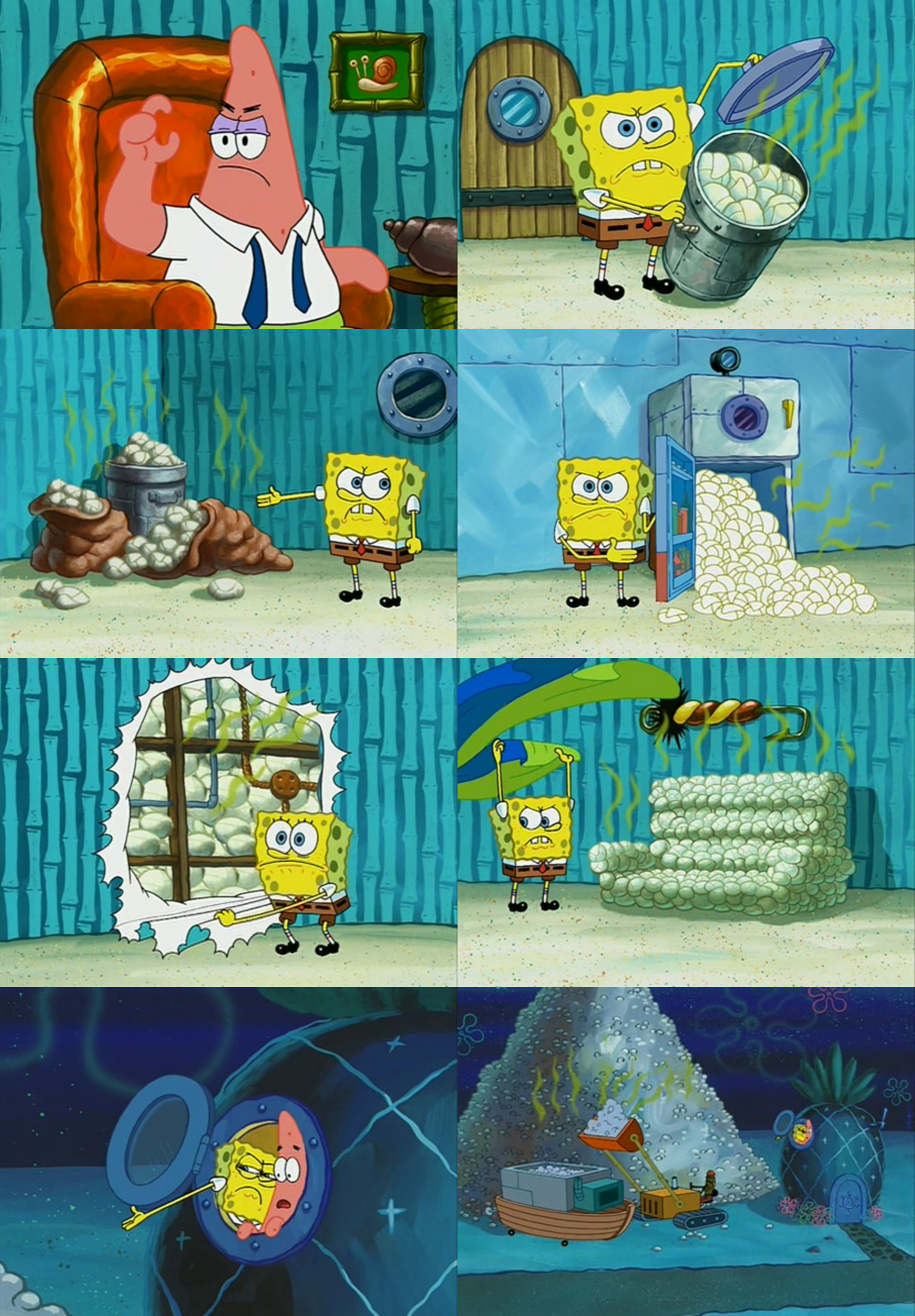 Plantilla de meme Spongebob diapers meme