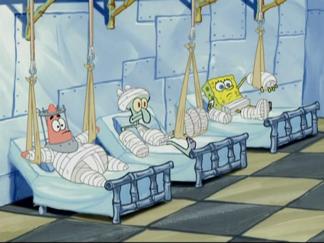 Plantilla de meme spongebob hospital