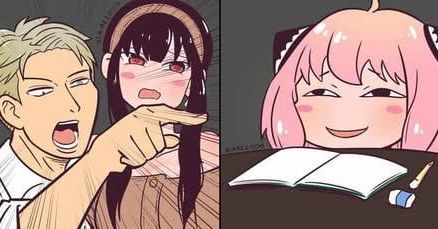 Template meme Spy x family argument
