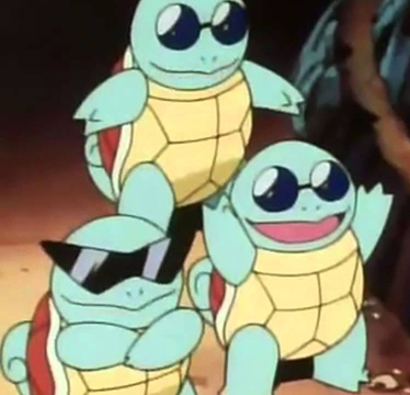 Plantilla de meme squirtle squad