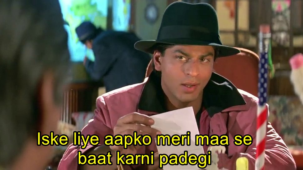 Plantilla de meme Srk Meri maa se baat karo