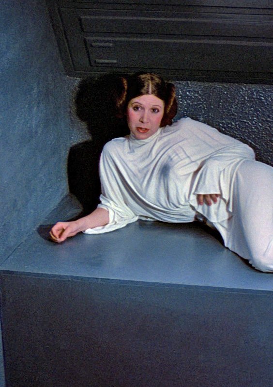 Template meme Star Wars Leia short for a stormtrooper