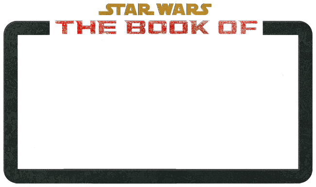 Plantilla de meme Star wars the book of Boba fett blank logo