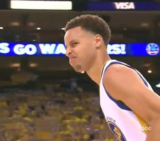 Plantilla de meme Stephen Curry nasty face