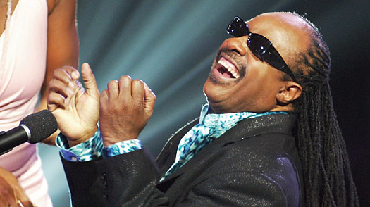 Plantilla de meme Stevie Wonder Laughing
