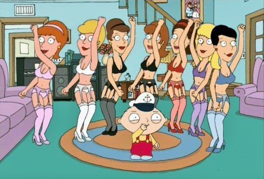 Template meme Stewie Griffin - Sexy Party