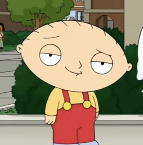 Plantilla de meme Stewie lightskin stare