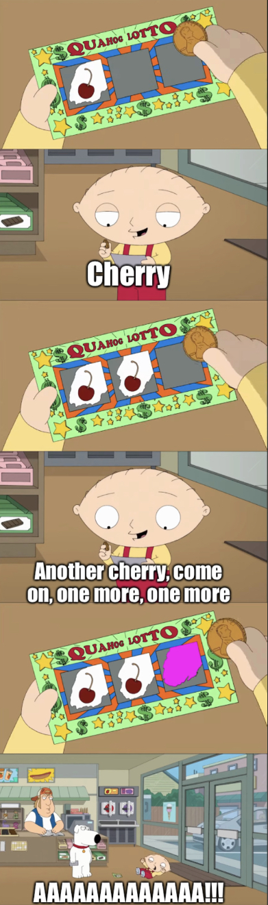 Plantilla de meme Stewie scratch card