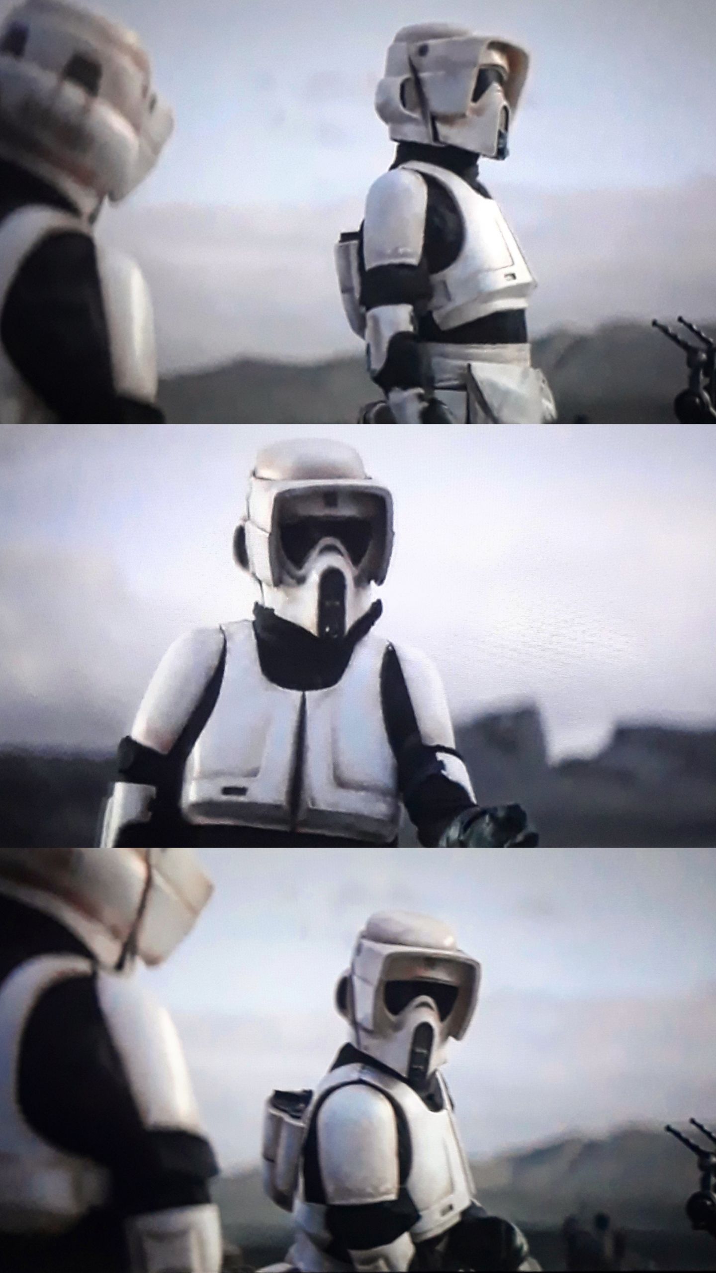 Plantilla de meme Storm Trooper Conversation
