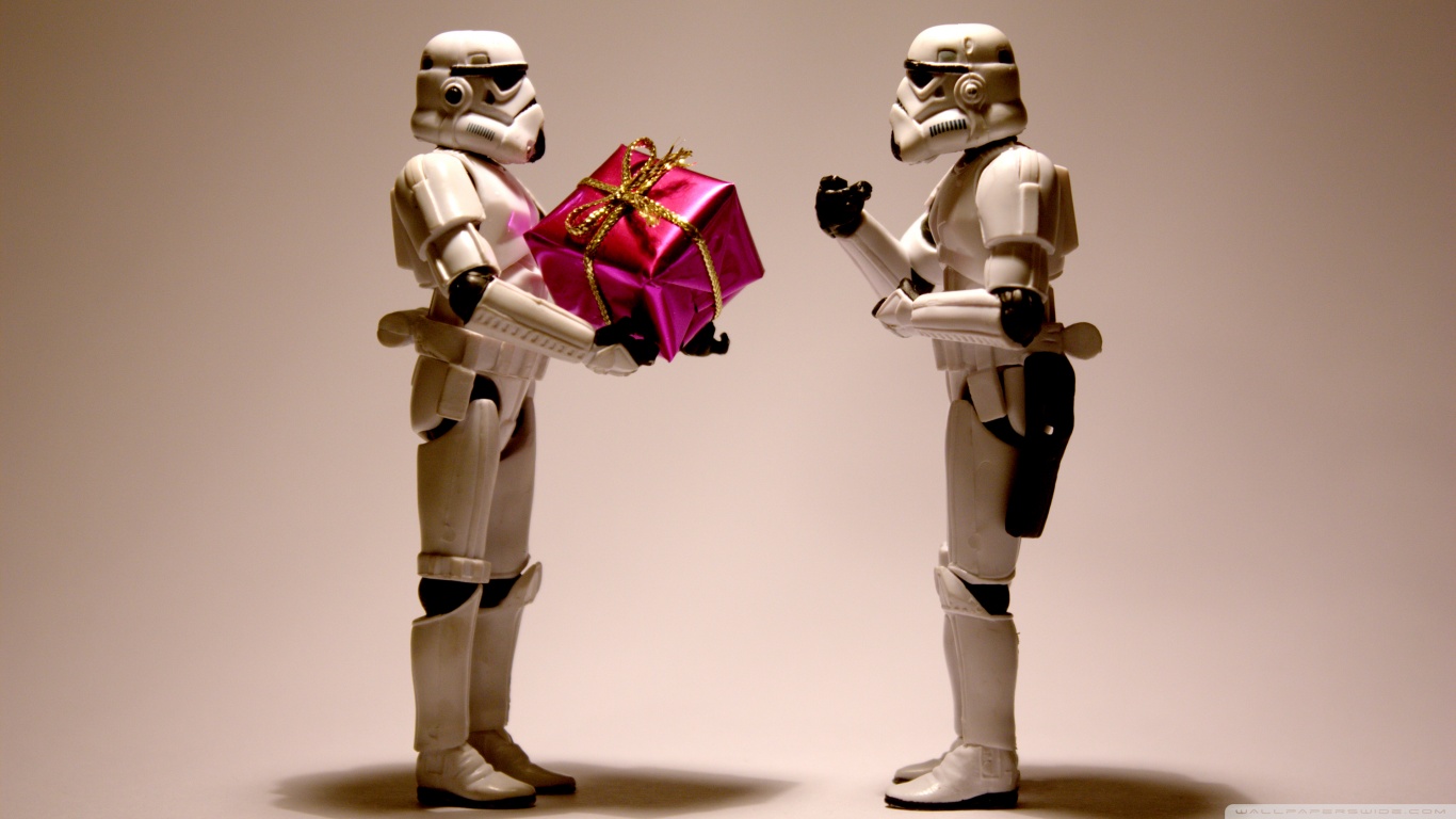 Plantilla de meme Stormtrooper gift