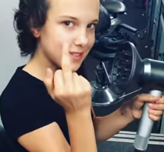 Plantilla de meme Stranger Things - Eleven