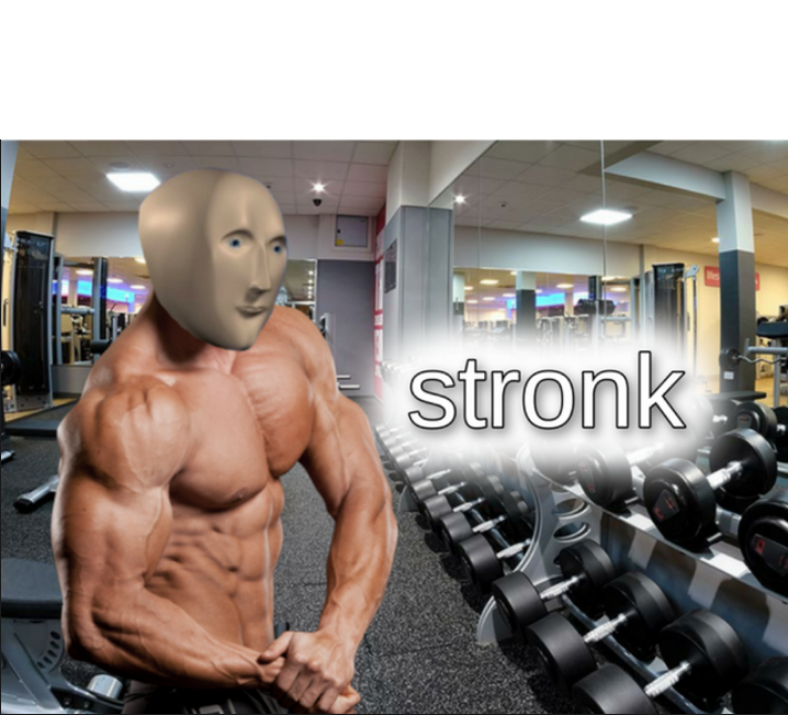 Plantilla de meme stronks