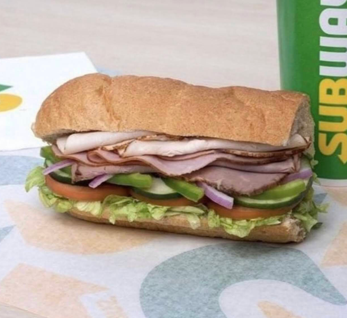 Template meme Subway sandwich