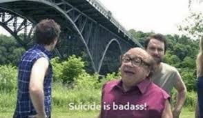 Plantilla de meme suicide is badass