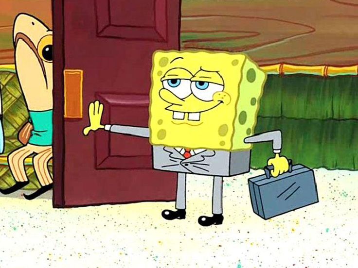 Plantilla de meme Suitcase spongebob