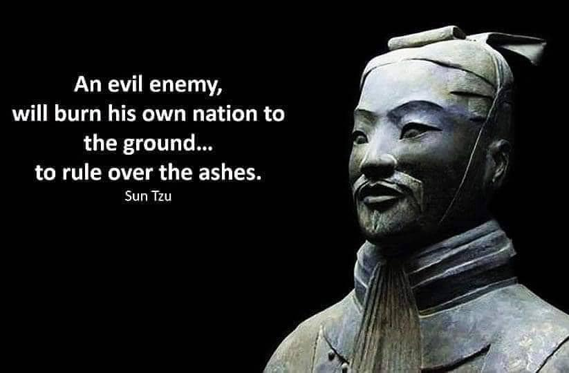 Plantilla de meme Sun Tzu quote
