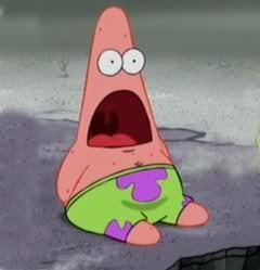 Plantilla de meme Suprised Patrick