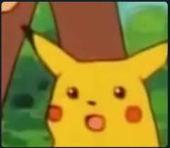 Plantilla de meme Suprised Pikachu
