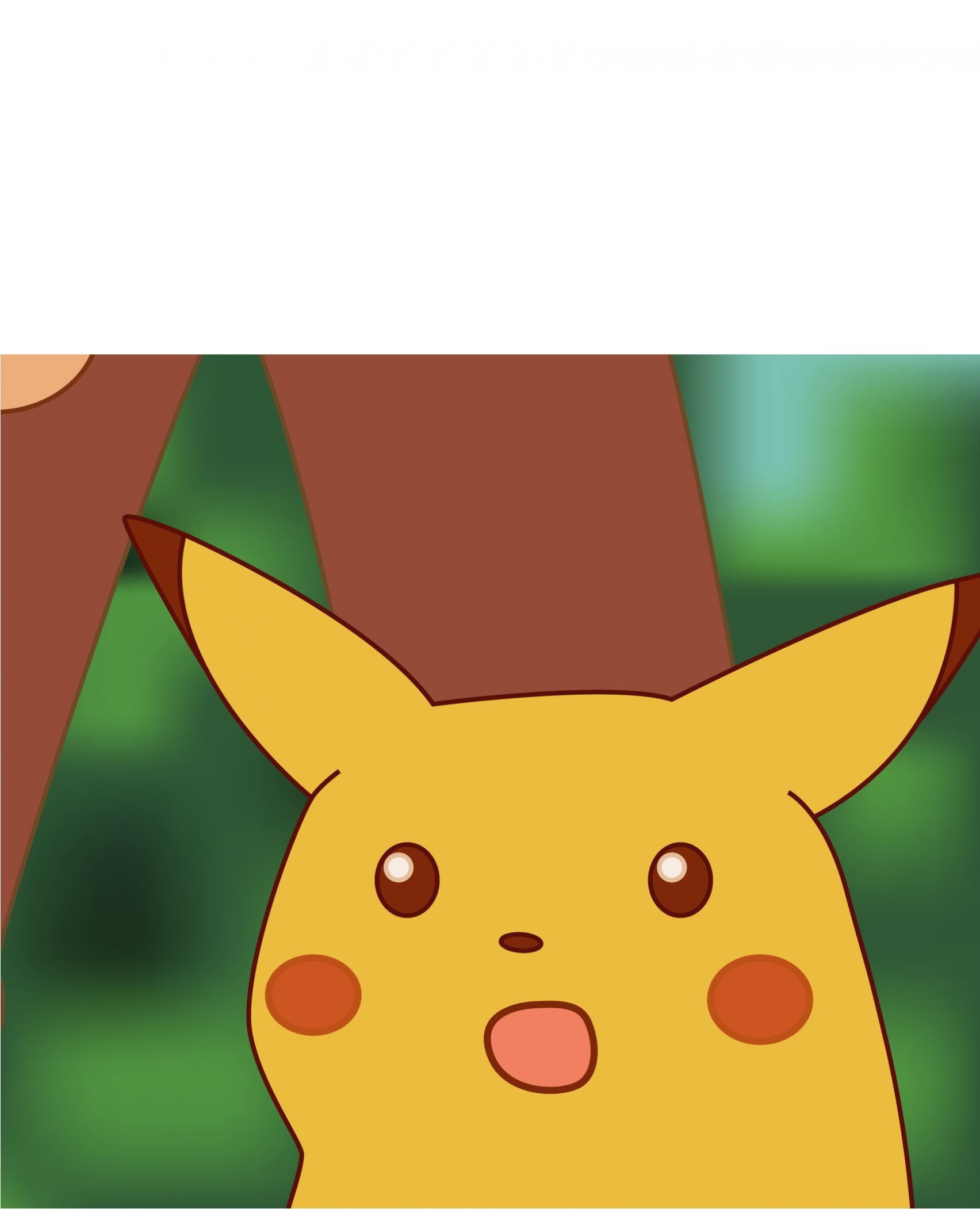 Plantilla de meme Suprised pikatchu