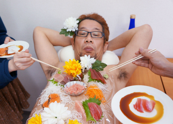 Plantilla de meme sushi man