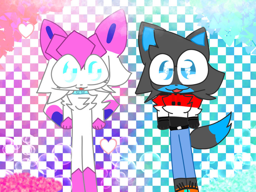 Plantilla de meme sylceon and christian drawn by tulip