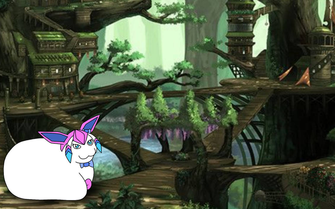 Template meme sylceon in a tree (art by PT)