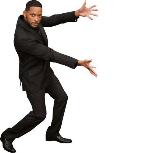 Plantilla de meme Tada Will smith