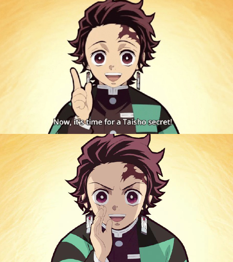 Plantilla de meme Taisho Secret
