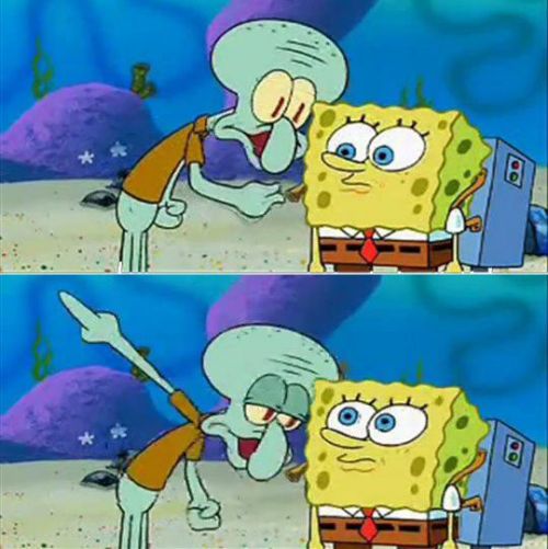 Template meme Talk To Spongebob