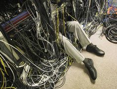 Plantilla de meme Tangled in wires