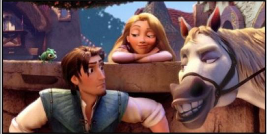 Plantilla de meme Tangled Peer Pressure
