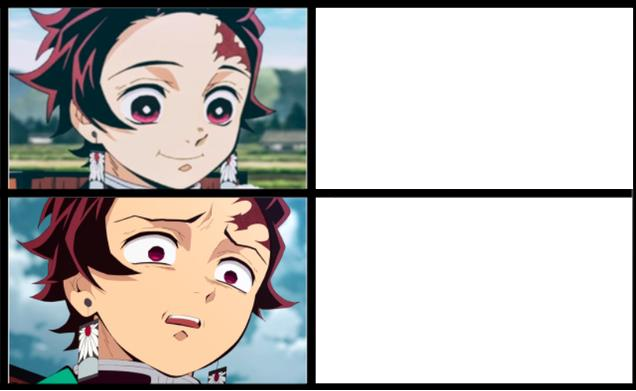Plantilla de meme Tanjiro approval