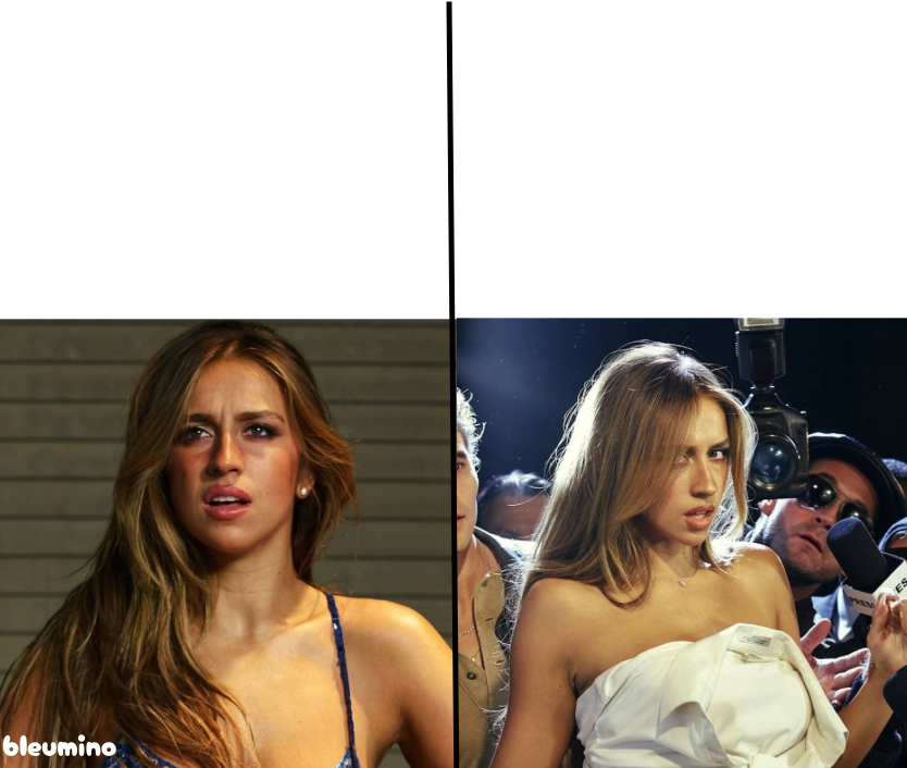 Template meme Tate Mcrae Pre-Coffee vs. Post-Coffee meme