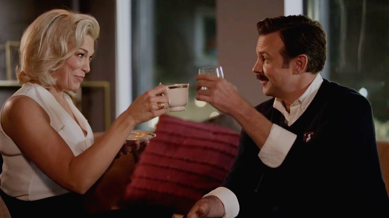 Template meme Ted Lasso and the boss