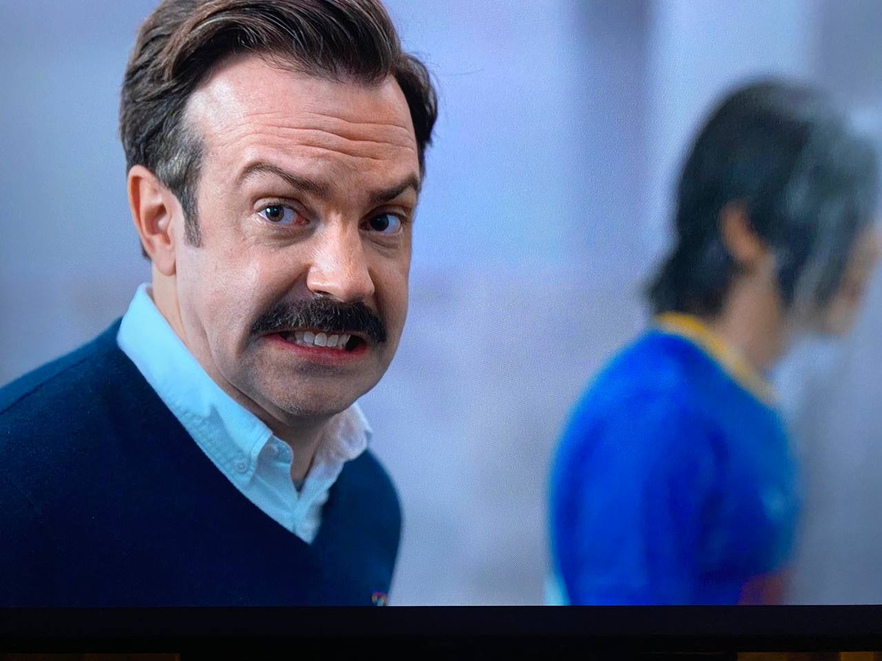 Plantilla de meme Ted Lasso Cringe