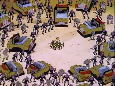 Template meme Teenage mutant ninja turtles surrounded with guns and upvotes