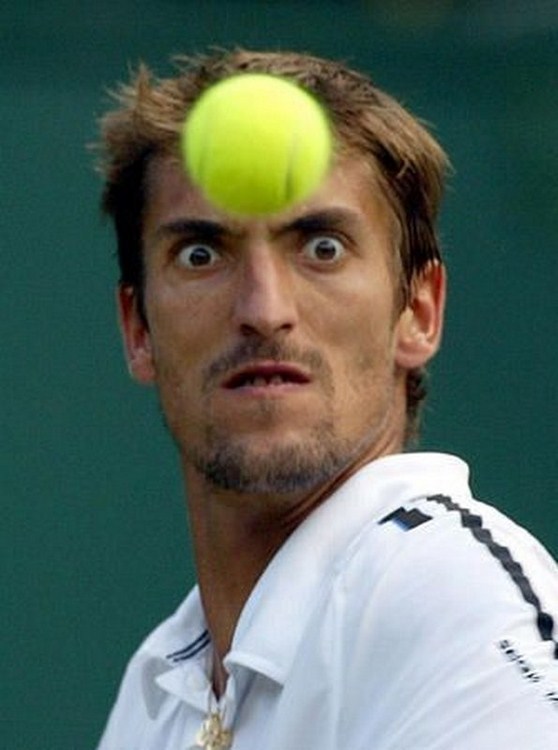 Plantilla de meme tennis head