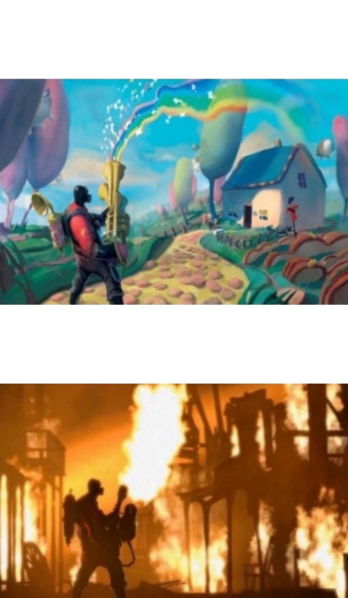 Plantilla de meme Tf2 Meet the Pyro