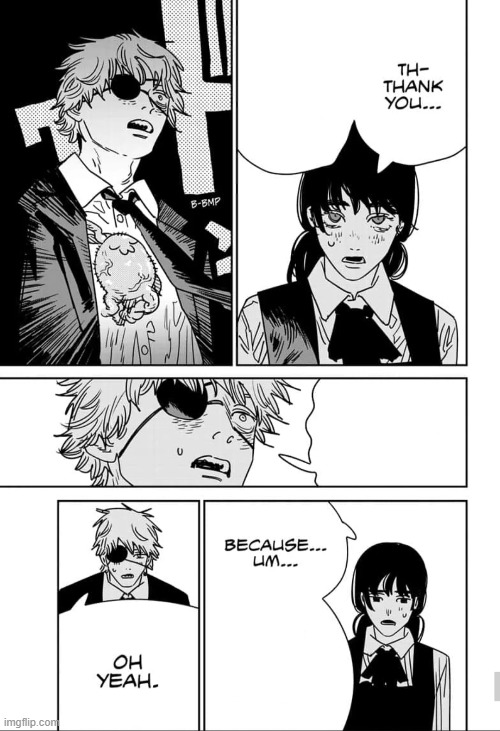 Plantilla de meme Thank You Chainsaw Man