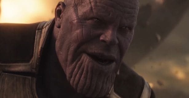 Template meme Thanos "All that for a drop of blood"