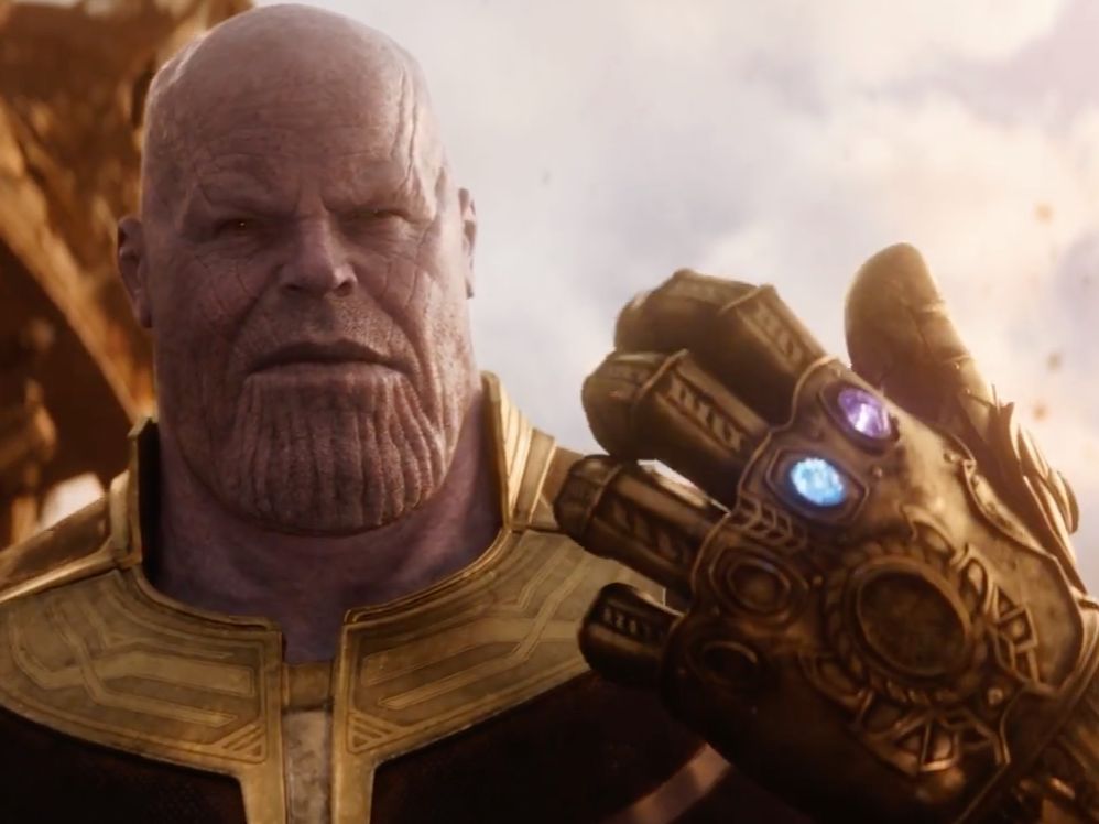 Plantilla de meme Thanos Smile