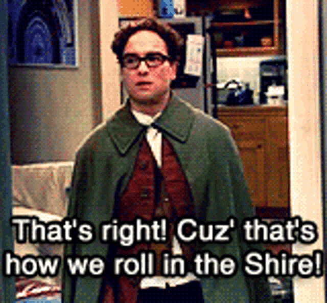 Template meme That's how we roll in the Shire