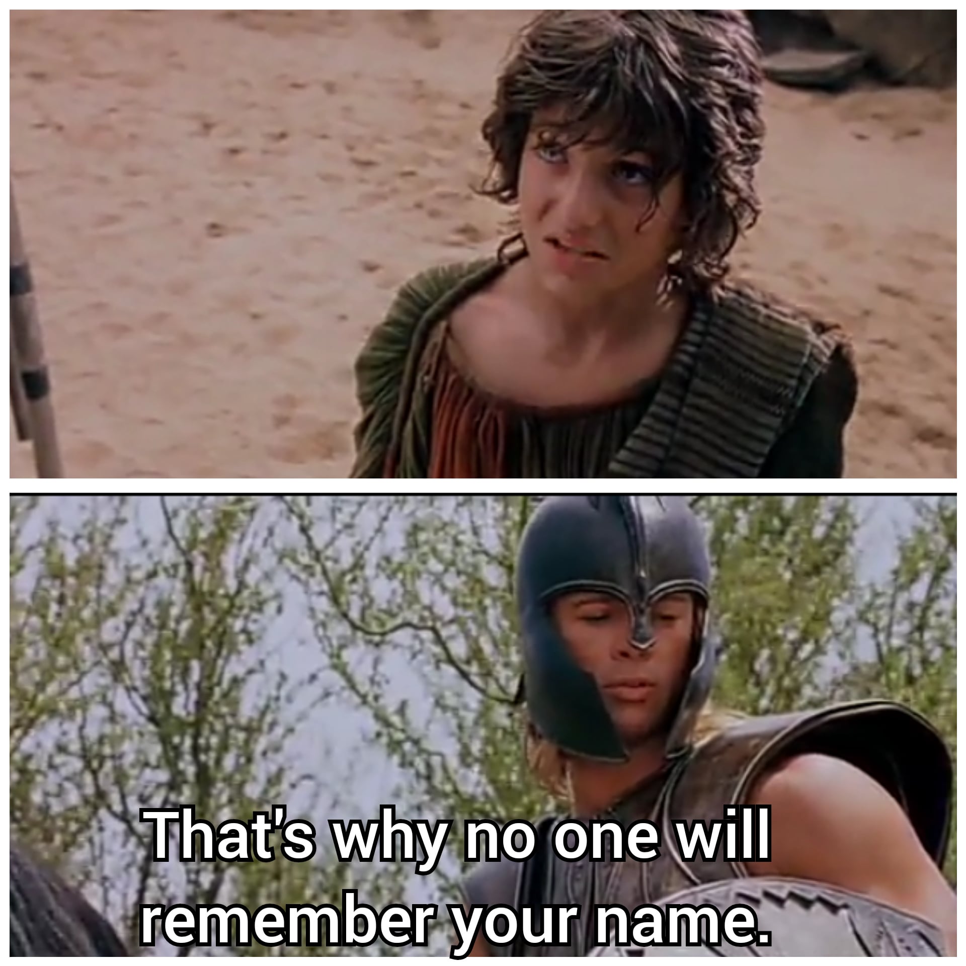 Template meme That's why no one will remember your name