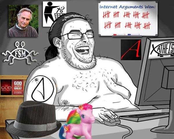 The Atheist meme template