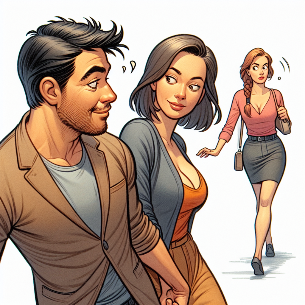 The “Distracted Boyfriend” meme meme template