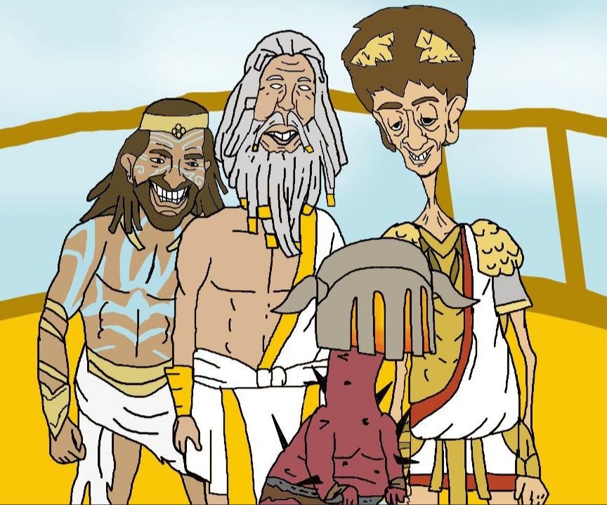 Plantilla de meme The Gods of Olympus
