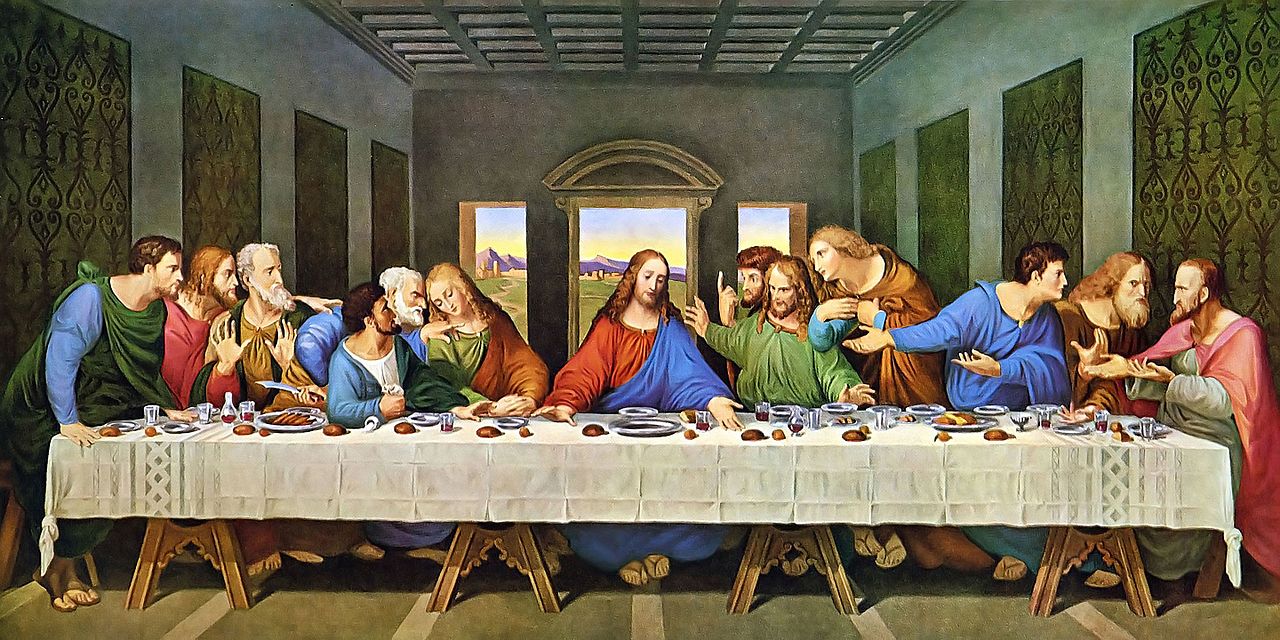 Template meme The Last Supper by Leonardo Da Vinci