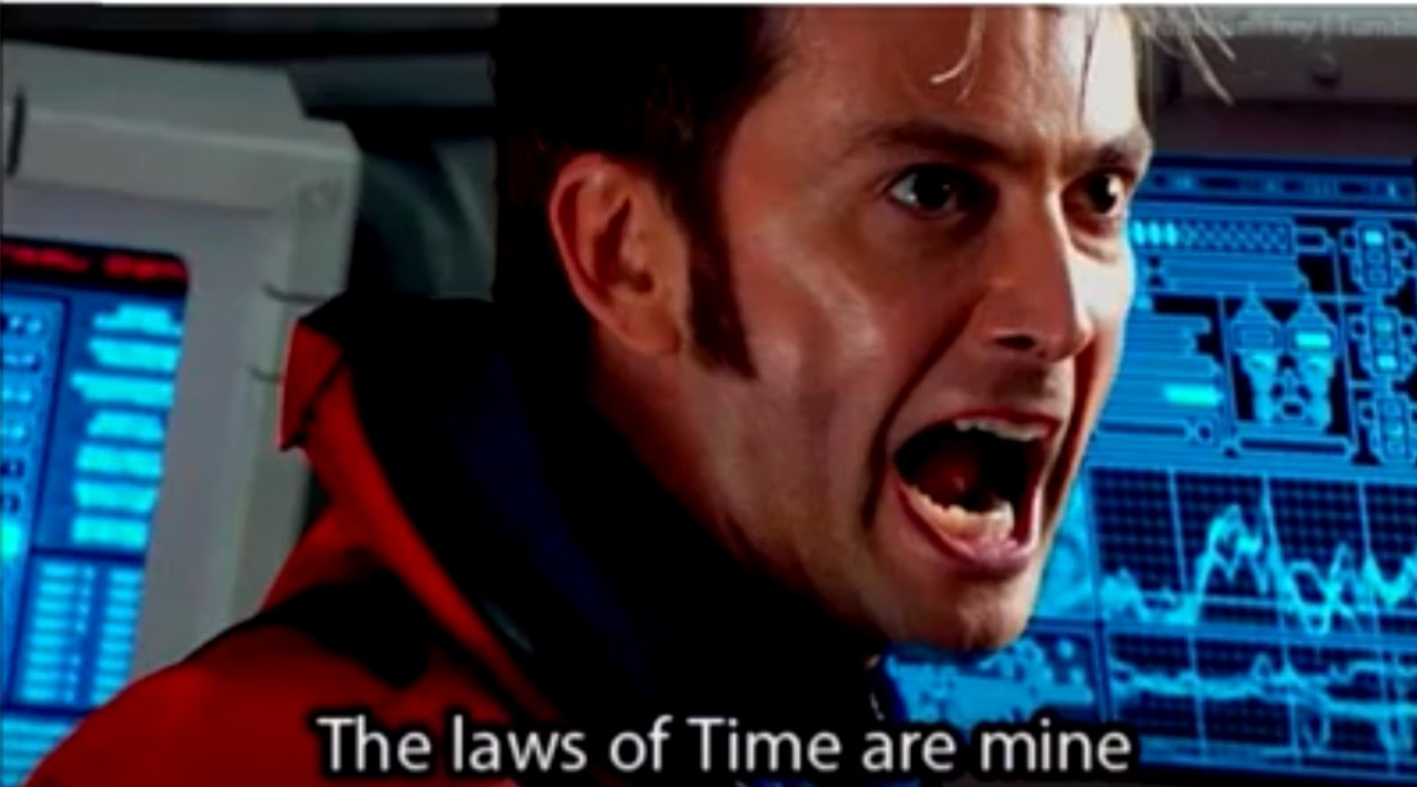 Plantilla de meme The laws of time